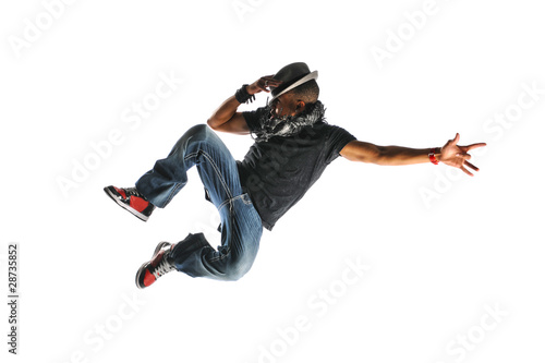 Hip Hop Dancer Jumping