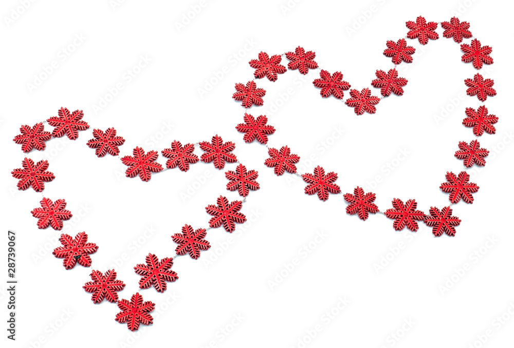Two red hearts Two red hearts