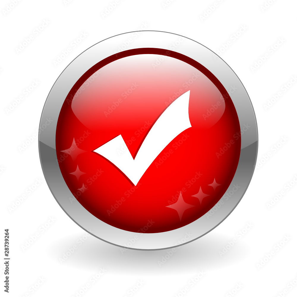 TICK Web Button (red accept submit validate agree yes ok go) TICK Web Button (red accept submit validate agree yes ok go)