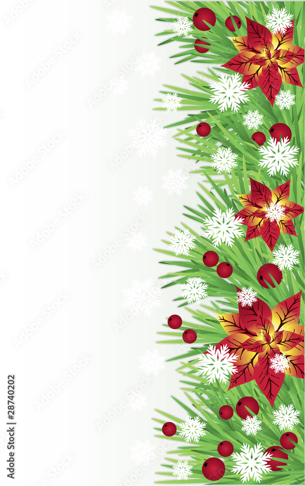 Winter greeting banner. vector illustration