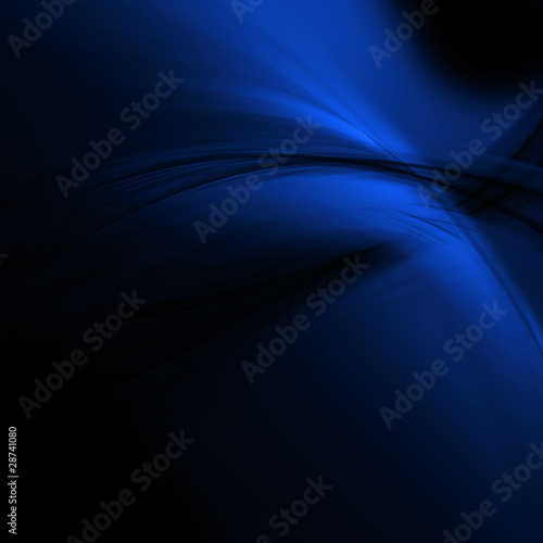Abstract glowing blue wave background design with space for your text