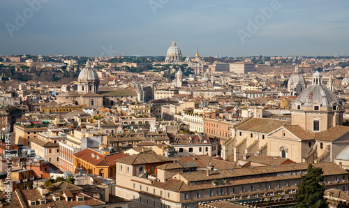 Fototapeta Naklejka Na Ścianę i Meble -  Roofs on Rome