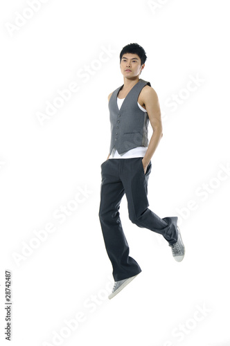 Casual young man jumping © William WANG