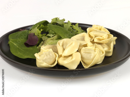 Tortelloni with Salad