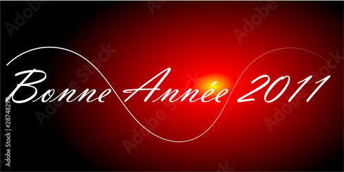 Bonne Année 2011 Courbe