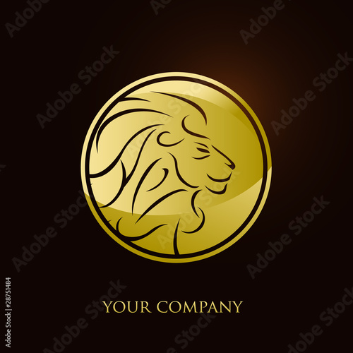 logo entreprise, lion