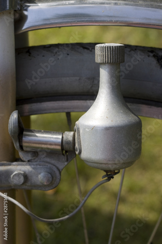 Canvas Print A bicycle dynamo