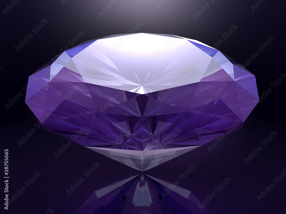 3D rendered diamond 3D rendered diamond