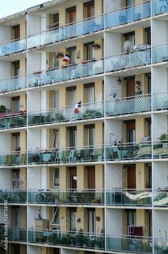HLM pavoisé