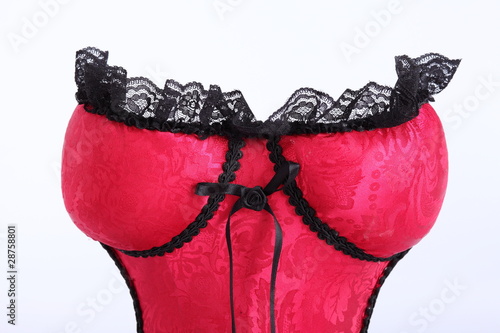 bustier rouge