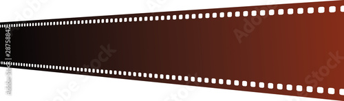 Brauner Filmstreifen