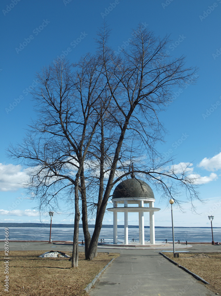 Petrozavodsk: quay of Onega. Spring Petrozavodsk: quay of Onega. Spring