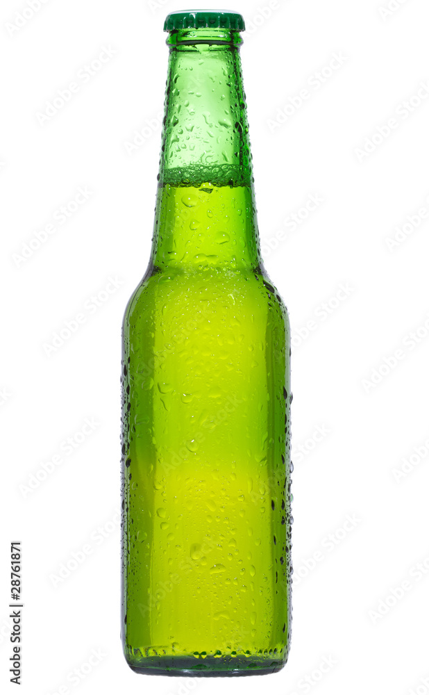 bottle with beer bottle with beer
