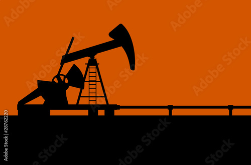 Oil pump vector