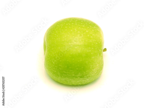 green apple isolated on white