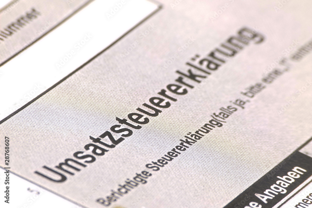Umsatzsteuererklärung