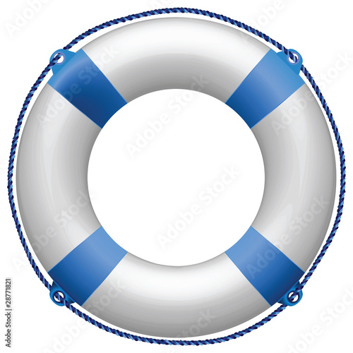 life buoy blue