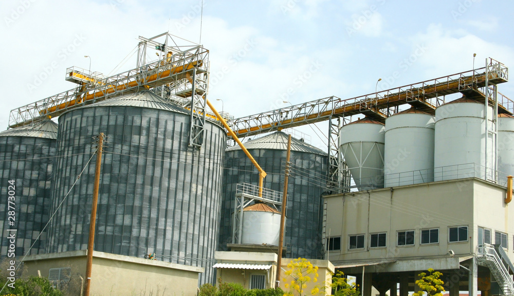 Fototapeta premium Grain elevator