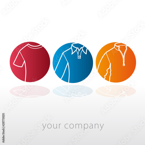 logo entreprise, textile, t-shirt