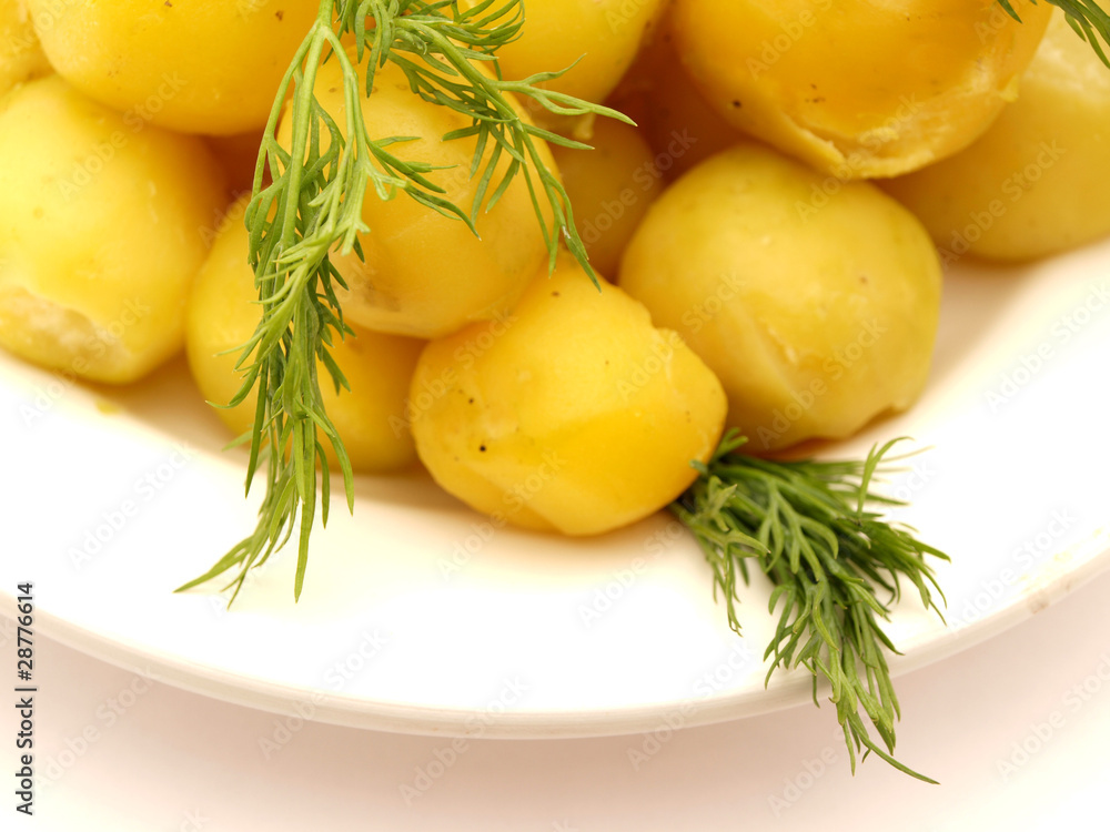 Boiled potato Boiled potato