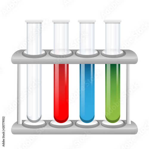 colorful test tubes