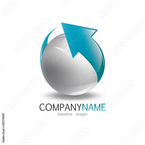company logotype abstrait