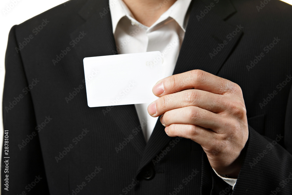 Fototapeta premium showing blank business card
