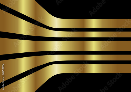 Linien goldfarbig