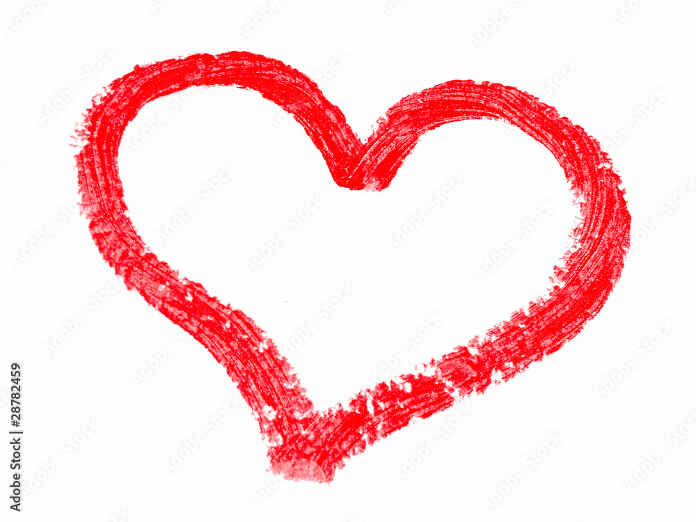 Lipstick heart Lipstick heart