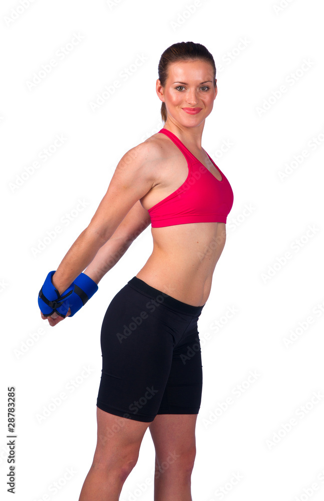 young woman exercise young woman exercise