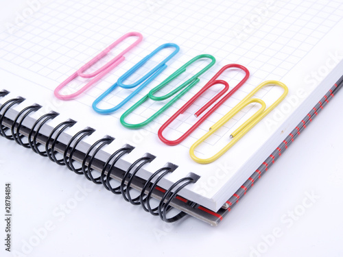 Notepad and staples