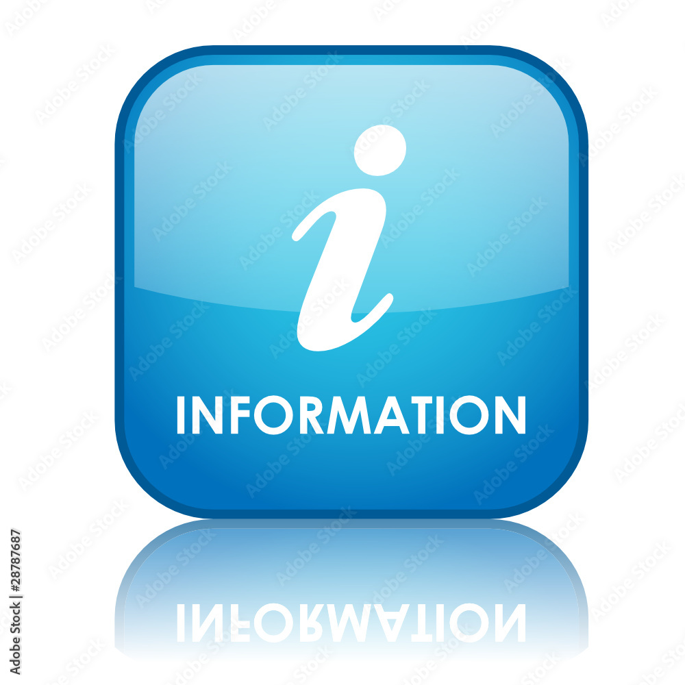 INFORMATION Button (find out more about us sign tourist info) INFORMATION Button (find out more about us sign tourist info)