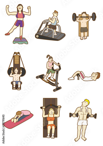 cartoon Fitness icon