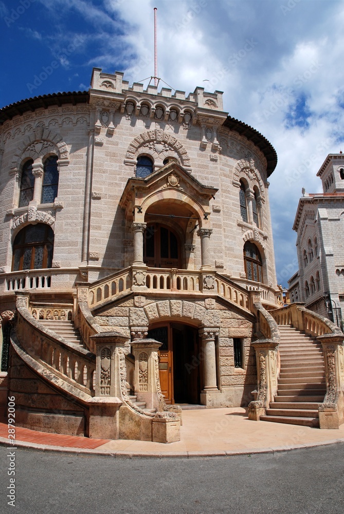 The court house of the city of Monaco