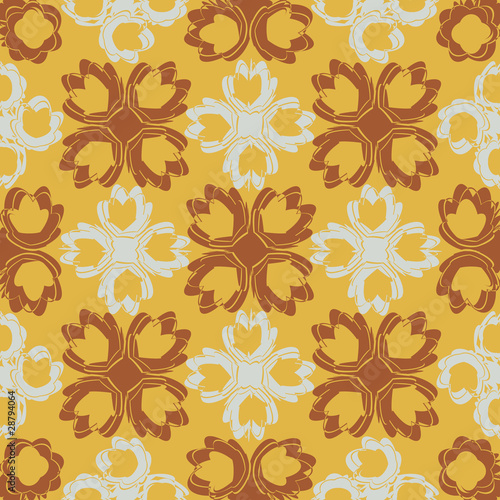 seamless flowers pattern