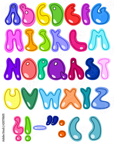Cheerful letters