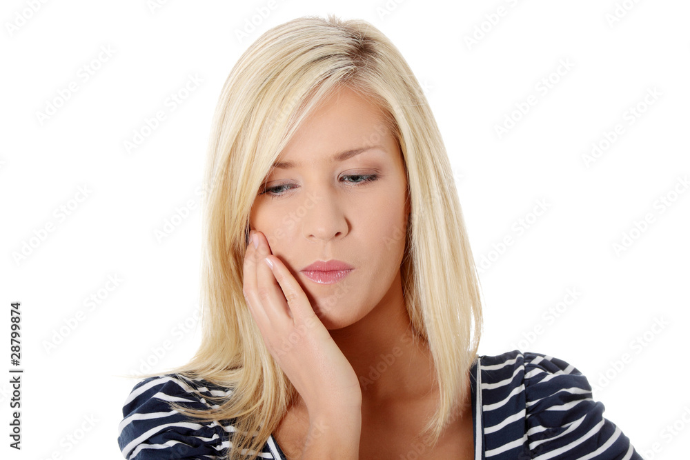 Young woman in pain Young woman in pain