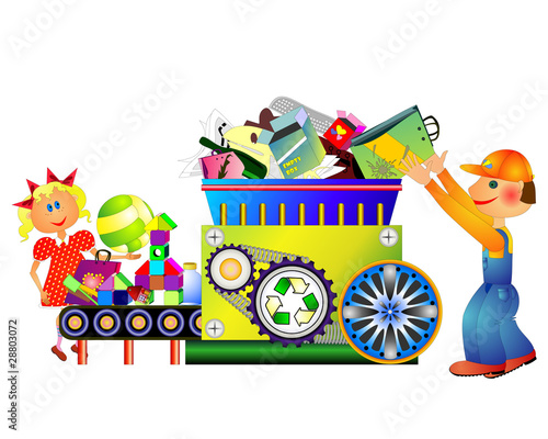 Recycling machine