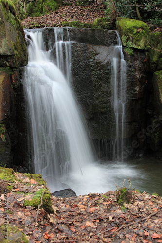 lumsdale waterfalls , matlock , derbyshire photo