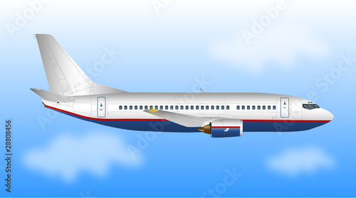 Plane in sky