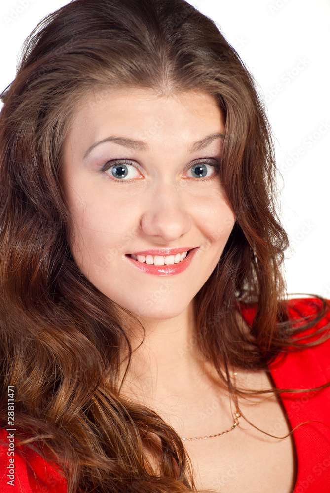 Portrait of a woman in studio Portrait of a woman in studio