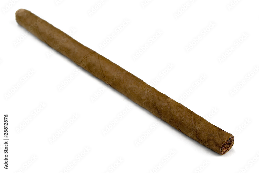 Fotografie Natural hand rolled cigarillo