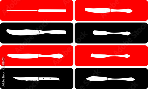 knives vector