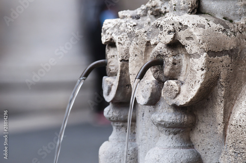 Photography A fountain of free drinkable water in Rome
