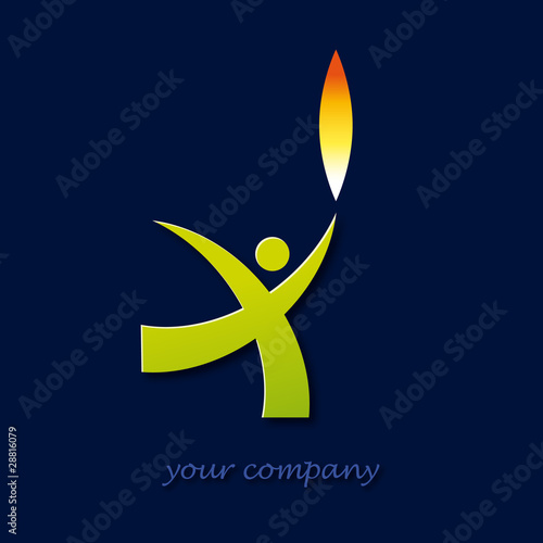 logo entreprise, énergie, gaz