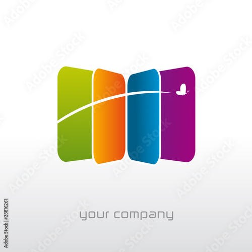 logo entreprise, papillon