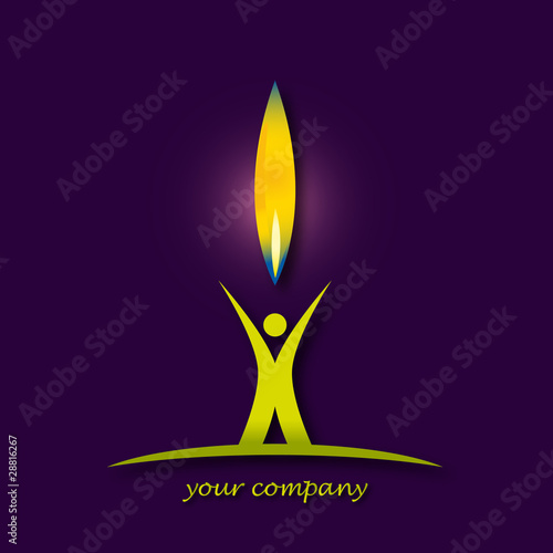 logo entreprise, énergie, gaz