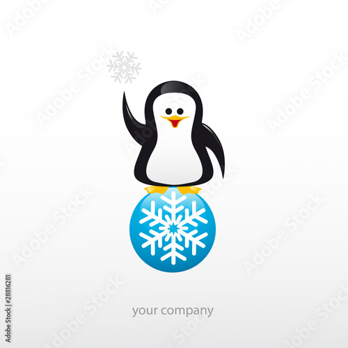 logo entreprise, pingouin