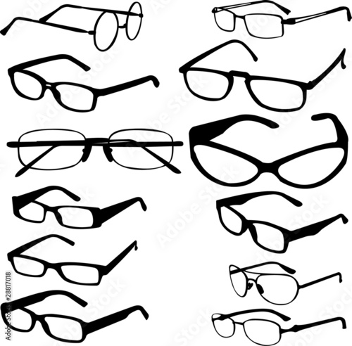 sunglasses collection - vector