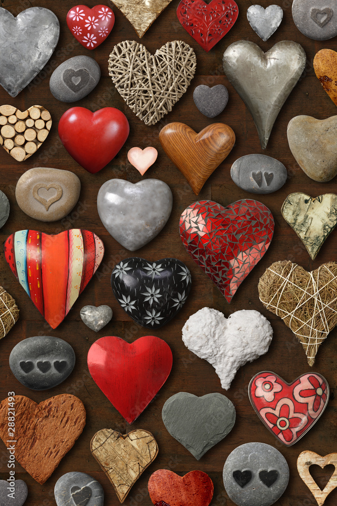 Fototapeta premium Hearts galore
